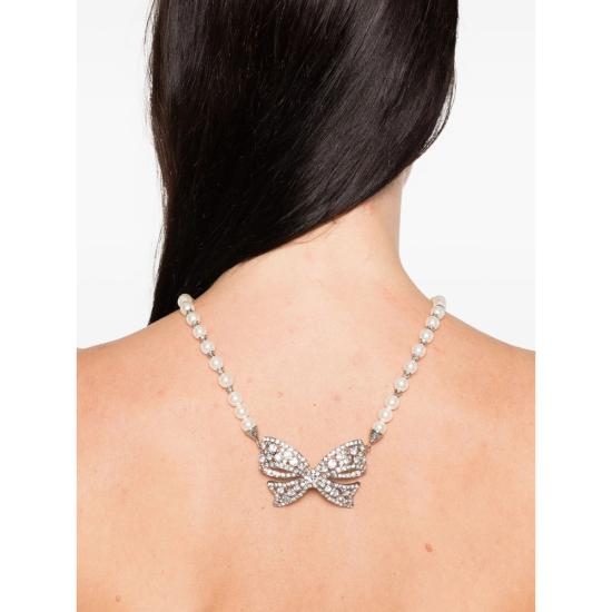 25FW 알레산드라리치 목걸이/팬던트 FABA3301 J0034 0001 SILVER WHITE - ALESSANDRA RICH