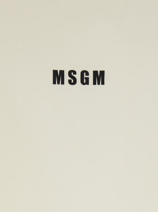 25FW 엠에스지엠 반팔 티셔츠 2000MM50020000202 White - MSGM