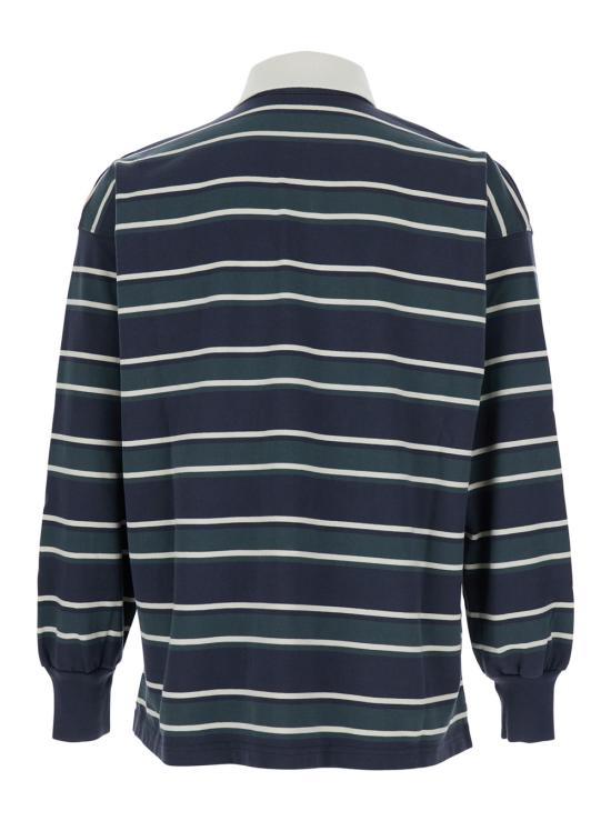 25FW 오트리 긴팔 티셔츠 POPXL6JVVORTEX Blu - AUTRY