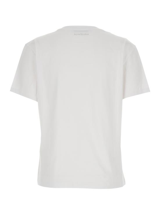 25FW 아크네 스튜디오 반팔 티셔츠 CL0309183 White - ACNE STUDIOS