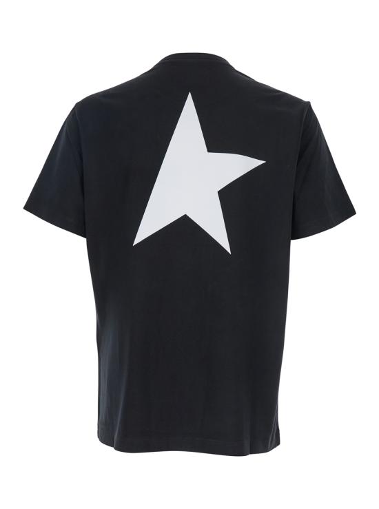 25FW 골든구스 반팔 티셔츠 GMP01220P00087980203 Black - GOLDEN GOOSE