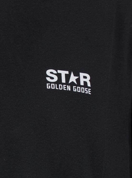 25FW 골든구스 반팔 티셔츠 GMP01220P00087980203 Black - GOLDEN GOOSE