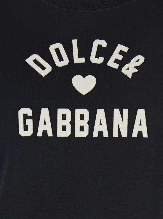 25FW 돌체앤가바나 반팔 티셔츠 F8N08ZGDDBFN0000 Black - DOLCE & GABBANA