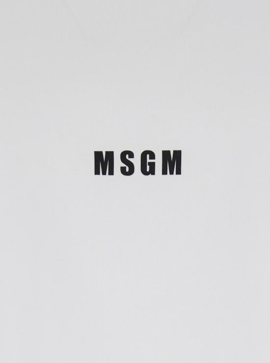 25FW 엠에스지엠 반팔 티셔츠 2000MM50020000201 White - MSGM