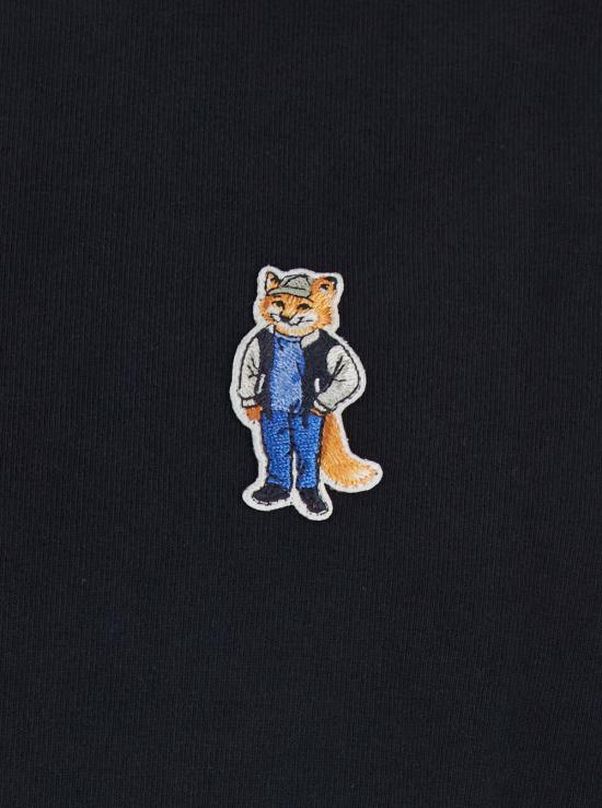 25FW 메종키츠네 드레스드 폭스 컴포트 티셔츠  PM00121KJ7025P199 Black - MAISON KITSUNE