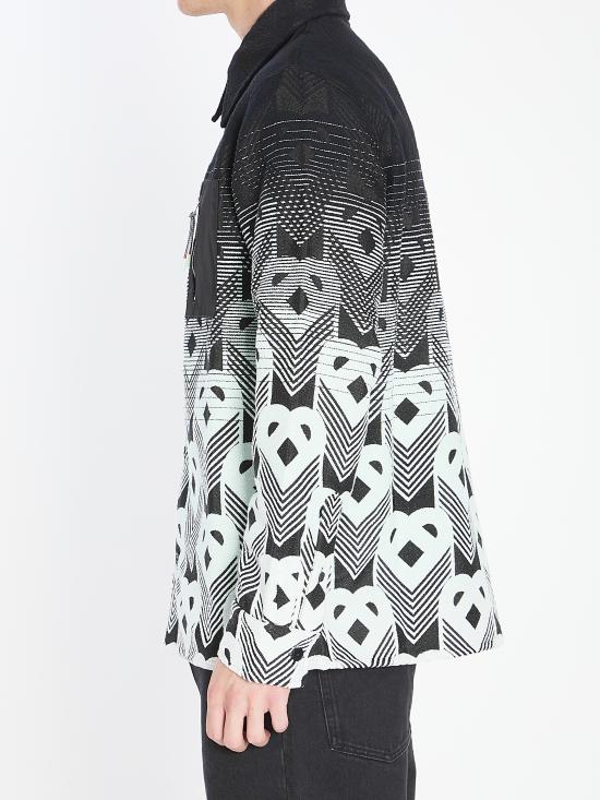 25FW 카사블랑카 긴팔 셔츠 MPF25JK37401 WHITE - CASABLANCA