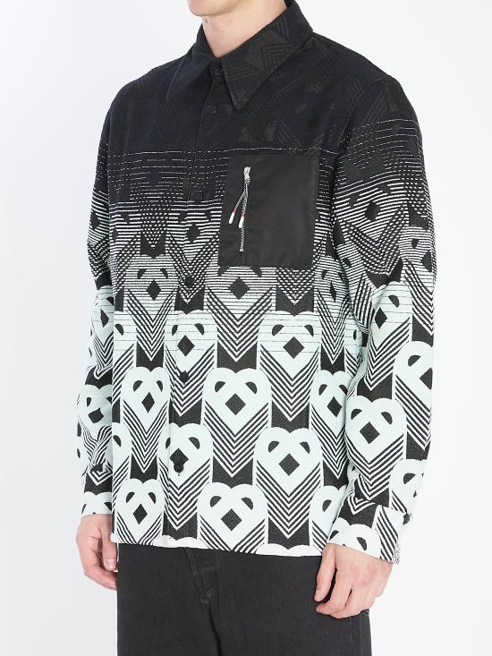 25FW 카사블랑카 긴팔 셔츠 MPF25JK37401 WHITE - CASABLANCA