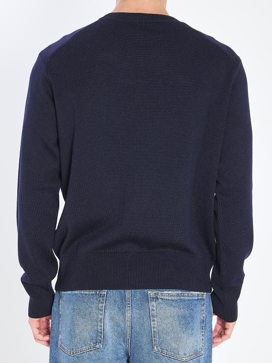 25FW 아미 ADC 크루넥 스웨터 HKS826 BLUE - AMI