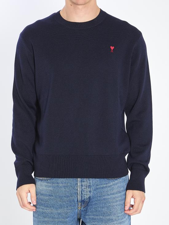 25FW 아미 ADC 크루넥 스웨터 HKS826 BLUE