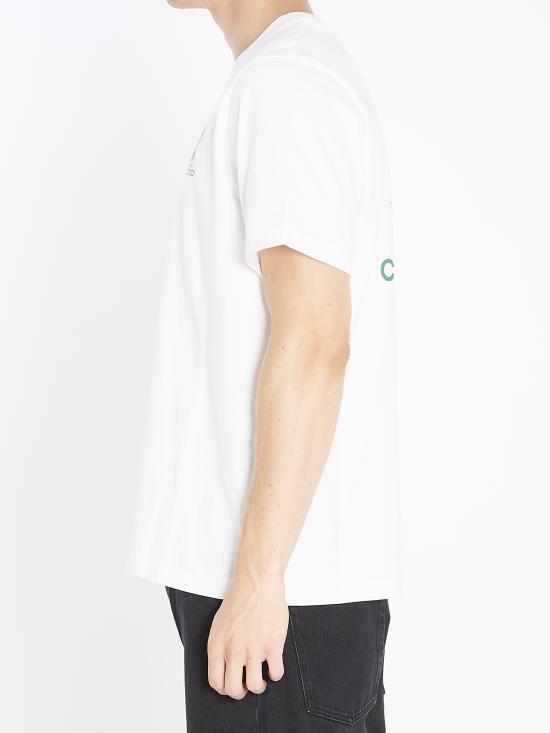 25FW 카사블랑카 반팔 티셔츠 MPF25JTS00104 WHITE - CASABLANCA