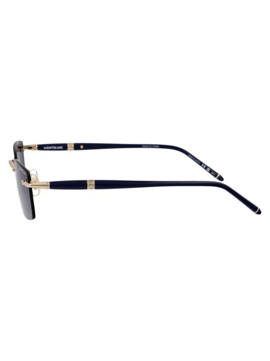 25FW 몽블랑 안경 MB0344S 003 SUNGLASSES 003 GOLD BLUE BLUE - MONTBLANC