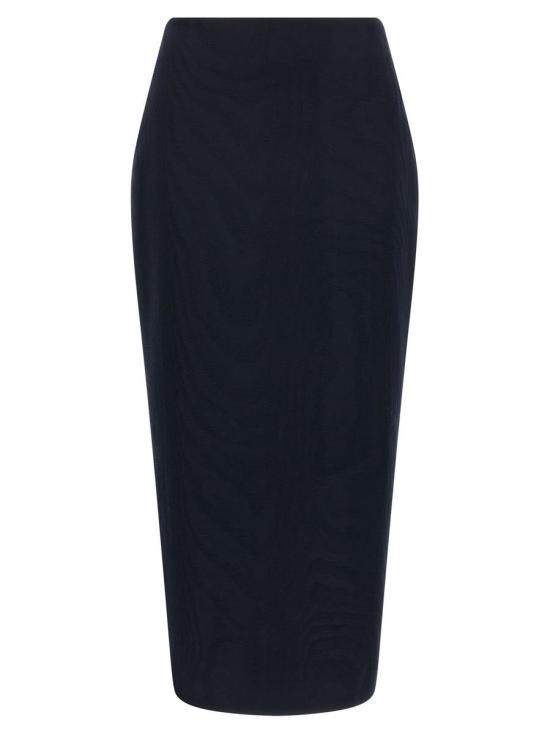 25FW 블레이즈 미디 스커트 SKLSK01SRWB000 BLUE