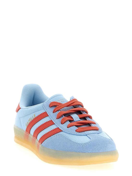 25FW 아디다스 가젤 인도어 스니커즈 JQ8388 Blue - ADIDAS