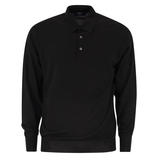 25FW 페델리 폴로 티셔츠 MU007015 BLACK