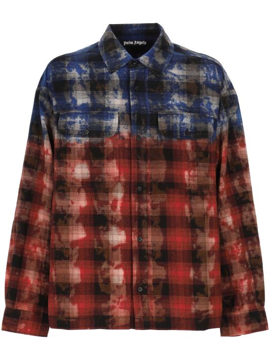 25FW 팜앤젤스 셔츠 PMGE043F25FAB001 4525 BLUE RED