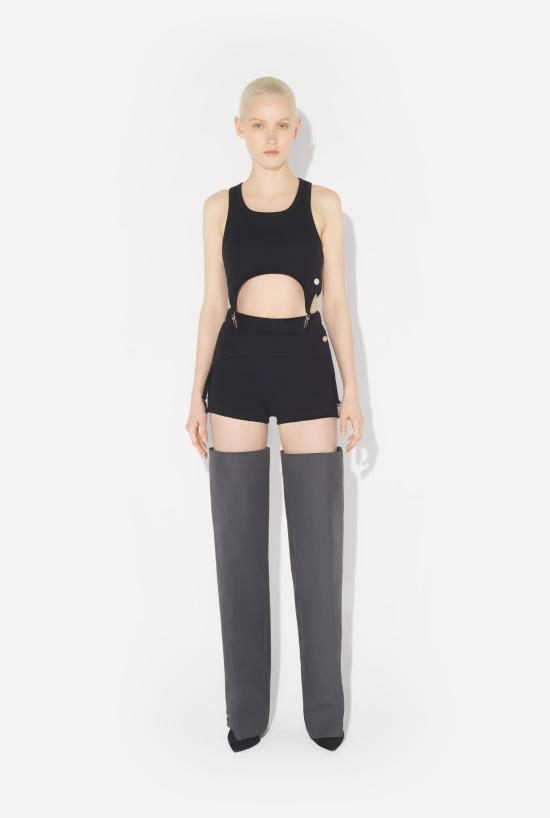 25FW 장 폴 고티에 숏팬츠 25 04 W TR038 J014 00 Black