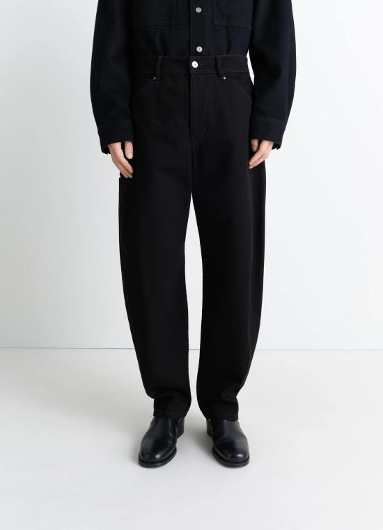 25FW 르메르 스트레이트 팬츠 PA1102 LD1055 BK999 Black - LEMAIRE