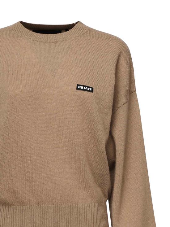 25FW 로테이트 스웨터 114752 2031 Beige - ROTATE