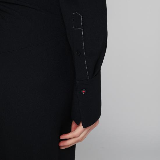 25FW 빅토리아 베컴 롱 원피스 1325WDR006598AVI Black - VICTORIA BECKHAM