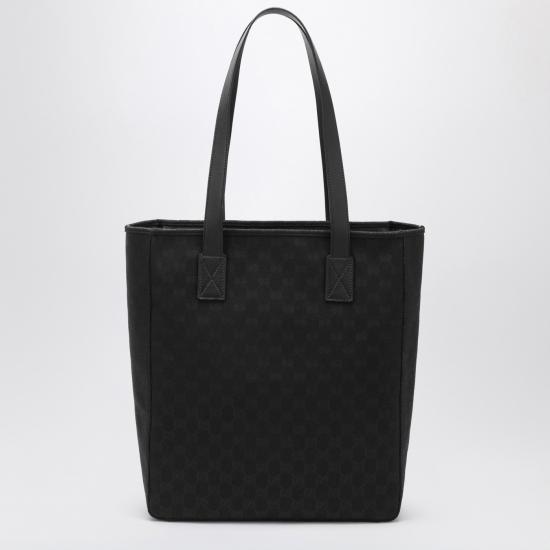 25FW 구찌 GG 캔버스 미디움 토트백 834796FAEPS Black - GUCCI