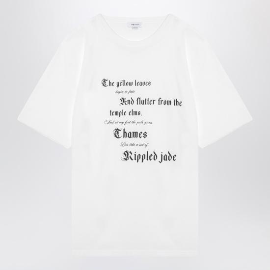 25SS 알렉산더 맥퀸 반팔 티셔츠 815069QTAC7 White