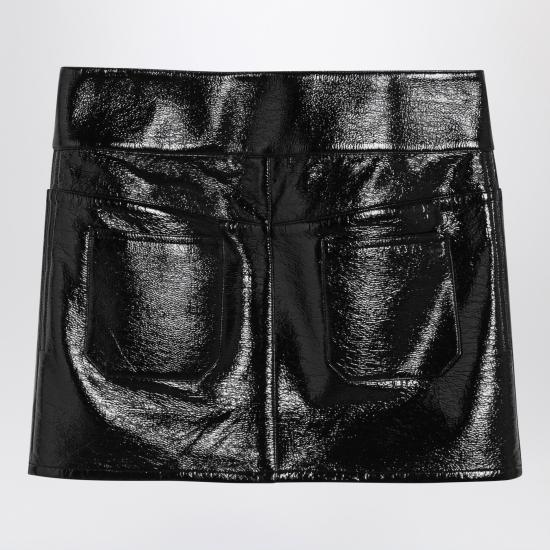 25SS 쿠레쥬 숏 스커트 125CJU218VY0014 Black - COURREGES