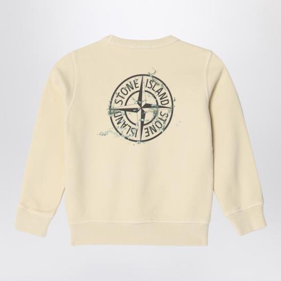 25FW [키즈] 스톤 아일랜드 셔츠 6100015S0268 Beige - STONE ISLAND