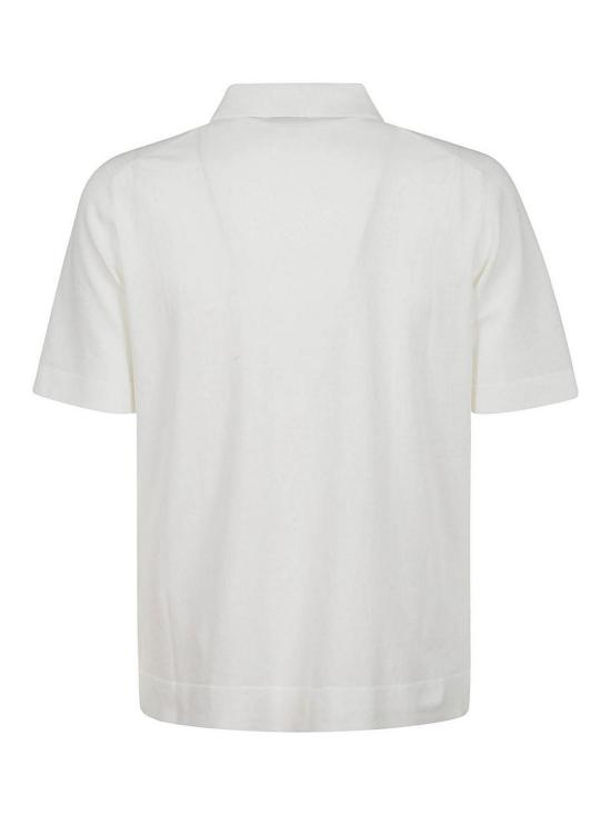 26SS 필리포 드 로렌티스 폴로 티셔츠 PL0MCSKCR14R001 White - FILIPPO DE LAURENTIIS