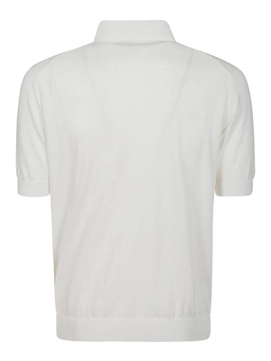 25SS 필리포 드 로렌티스 폴로 티셔츠 PL1MCCR14R001 White - FILIPPO DE LAURENTIIS