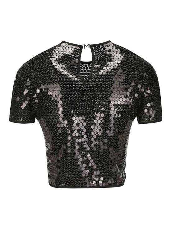  뮈글러 반팔 티셔츠 24S1TO06915721999 Black - MUGLER