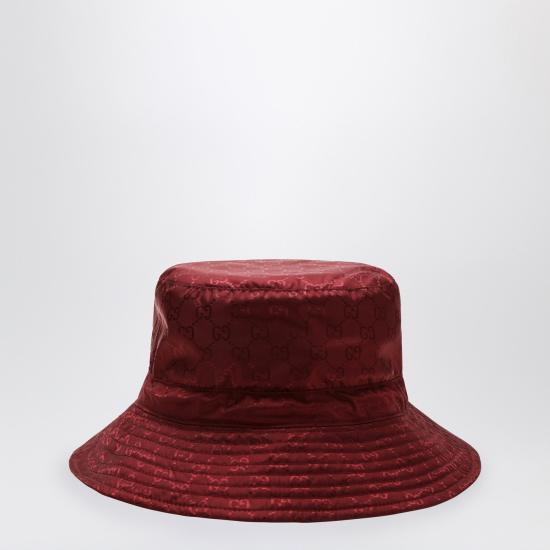 25FW 구찌 로고 모티브 버킷 모자 8357723HBB7 Burgundy
