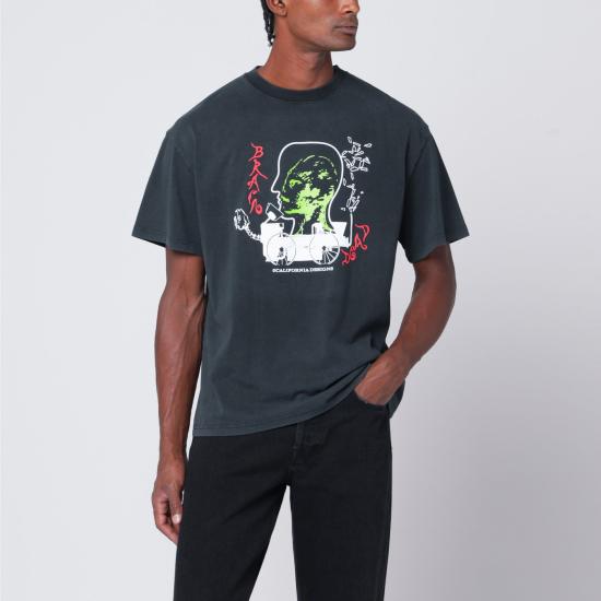 25SS 브레인데드 반팔 티셔츠 BDS25T0O0044CO Black