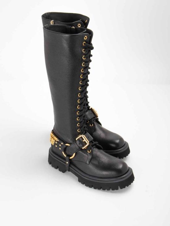  모스키노 부츠 26024G1HMW0000 Black - MOSCHINO