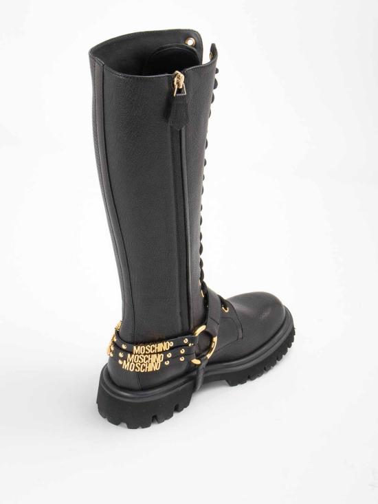  모스키노 부츠 26024G1HMW0000 Black - MOSCHINO