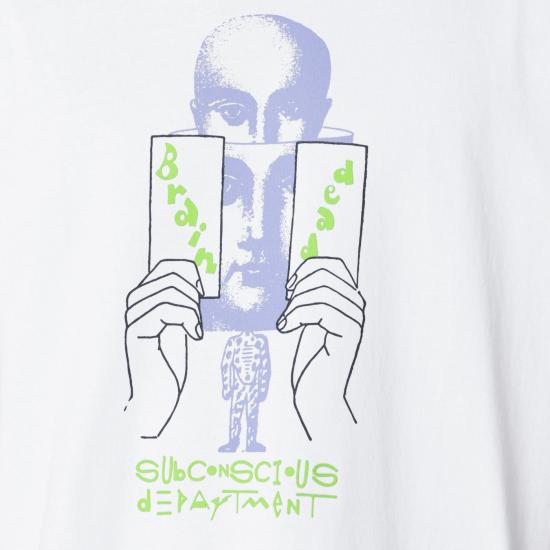 25SS 브레인데드 반팔 티셔츠 BDP25TOO0044CO White - BRAIN DEAD