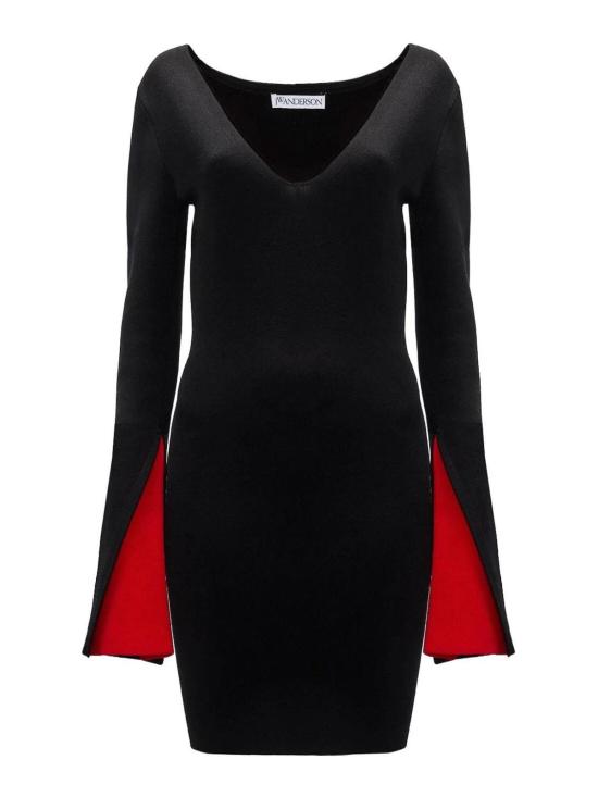 25FW JW앤더슨 숏 원피스 KW1229YN0309999 Black