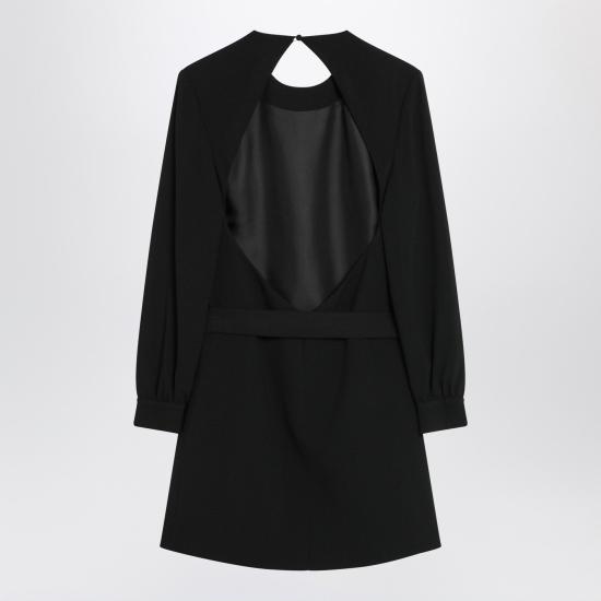 25FW 생로랑 숏 원피스 819619Y012W Black - SAINT LAURENT
