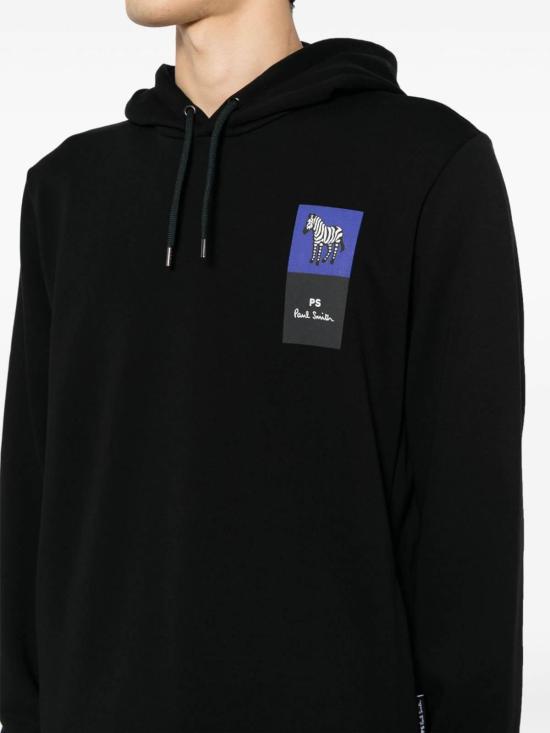 24FW 폴 스미스 후드 티셔츠 M2R694RMP454279 Black - PAUL SMITH