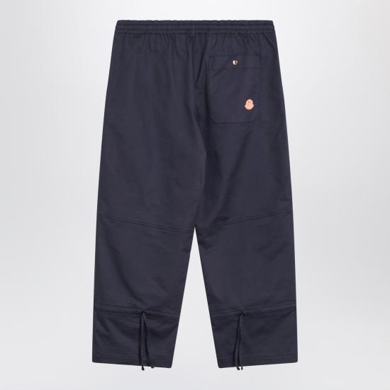 25FW 몽클레어 스트레이트 팬츠 2A00001598EC Blue - MONCLER