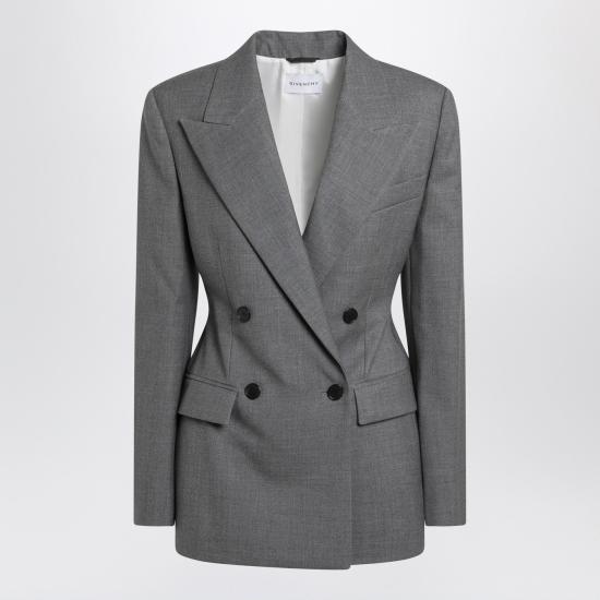 25FW 지방시 수트 자켓 BW30KW14FU Grey