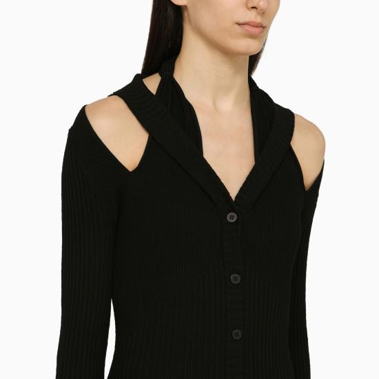  안드레아 아다모 숏 원피스 ADPS24DR15748169VI Black - ANDREA ADAMO