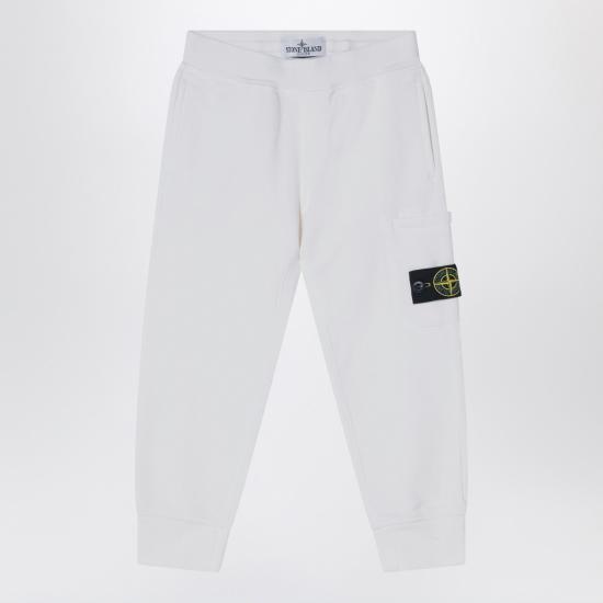  [키즈] 스톤 아일랜드 트레이닝/조거 팬츠 6200005 BS0040 White