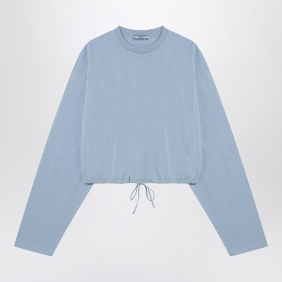 25SS 프라다 긴팔 티셔츠 34675OOO11CD Light blue