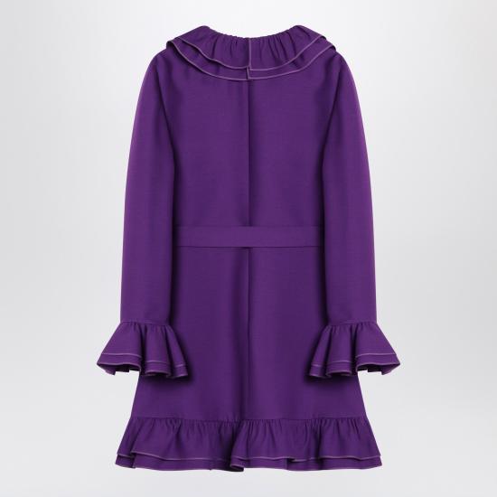  발렌티노 가라바니 미디 원피스 6B3VAES61CF Purple - VALENTINO GARAVANI