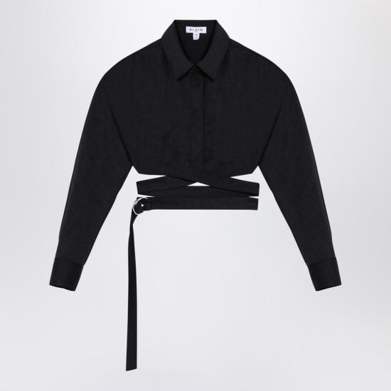  알라이아 긴팔 티셔츠 AA9C09056T467CO Grey