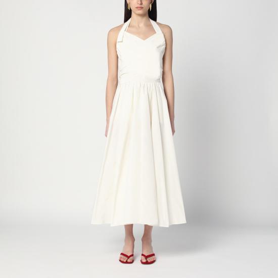 25SS 파투 롱 원피스 DR1850011CO White