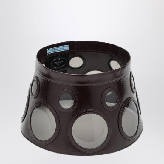  프라다 모자 1HV0292HHU Brown - PRADA