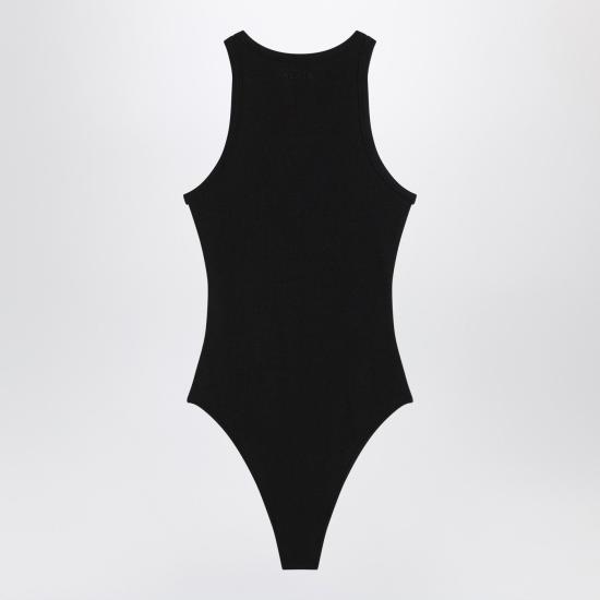 25FW 알라이아 바디수트 티셔츠 AA9B0382J085BCO Black - ALAIA