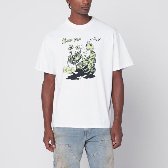25SS 브레인데드 반팔 티셔츠 BDS25T000O44CO White