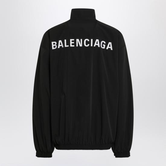 25FW 발렌시아가 로고 오버사이즈 트랙자켓 839090TRO31 Black - BALENCIAGA